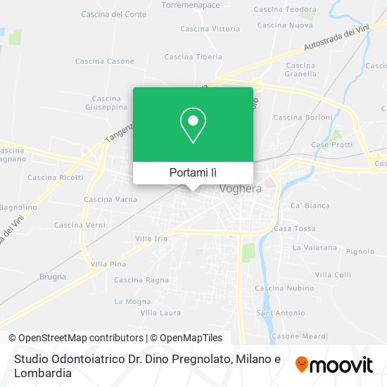 Mappa Studio Odontoiatrico Dr. Dino Pregnolato