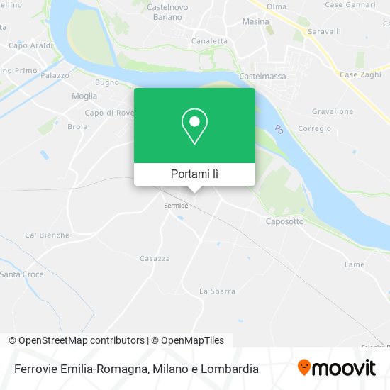 Mappa Ferrovie Emilia-Romagna