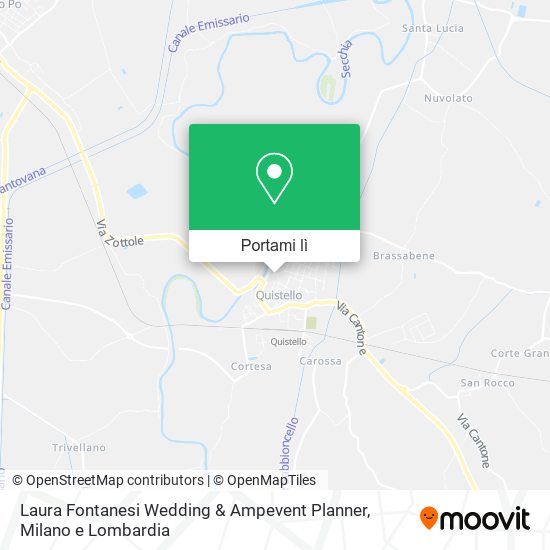 Mappa Laura Fontanesi Wedding & Ampevent Planner