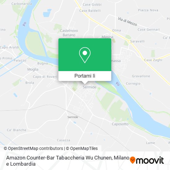 Mappa Amazon Counter-Bar Tabaccheria Wu Chunen