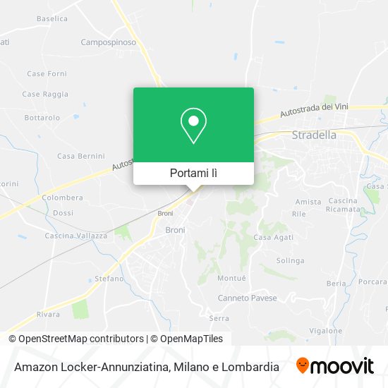 Mappa Amazon Locker-Annunziatina