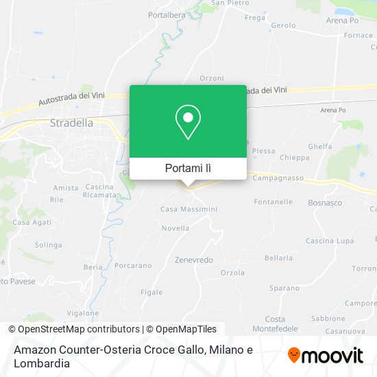 Mappa Amazon Counter-Osteria Croce Gallo