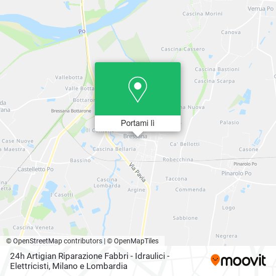 Mappa 24h Artigian Riparazione Fabbri - Idraulici - Elettricisti