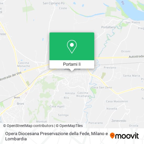 Mappa Opera Diocesana Preservazione della Fede