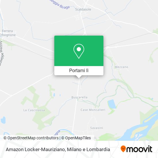 Mappa Amazon Locker-Mauriziano