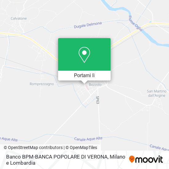 Mappa Banco BPM-BANCA POPOLARE DI VERONA