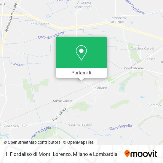 Mappa Il Fiordaliso di Monti Lorenzo