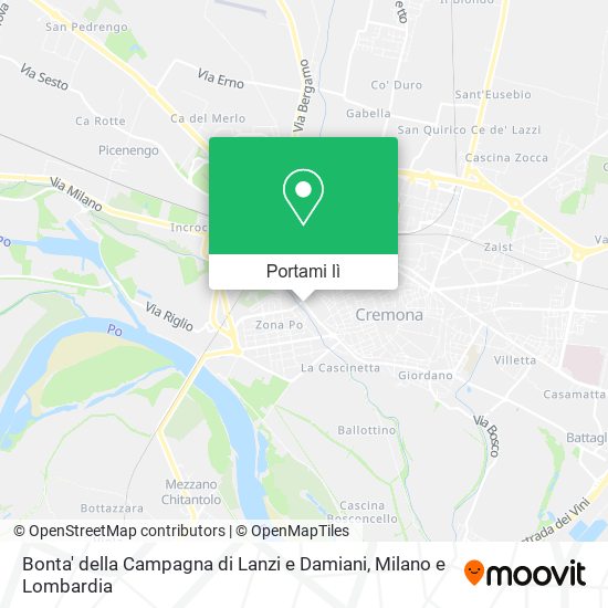 Mappa Bonta' della Campagna di Lanzi e Damiani
