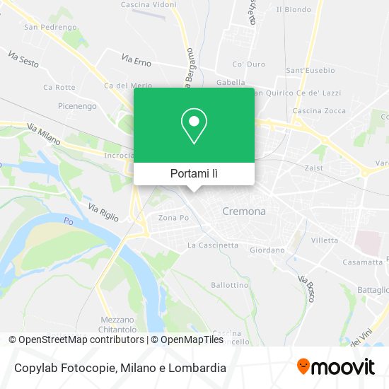 Mappa Copylab Fotocopie