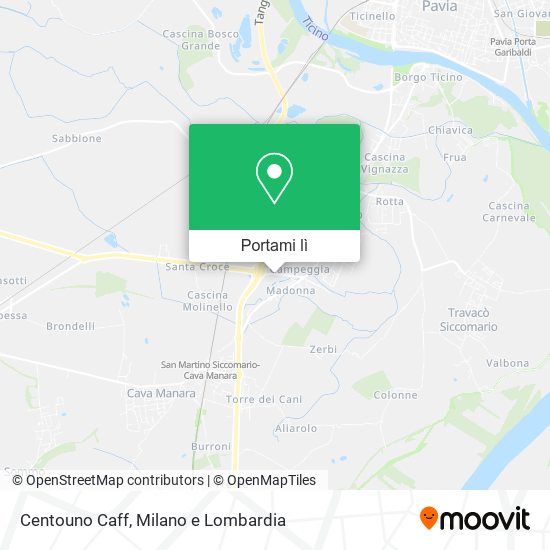 Mappa Centouno Caff