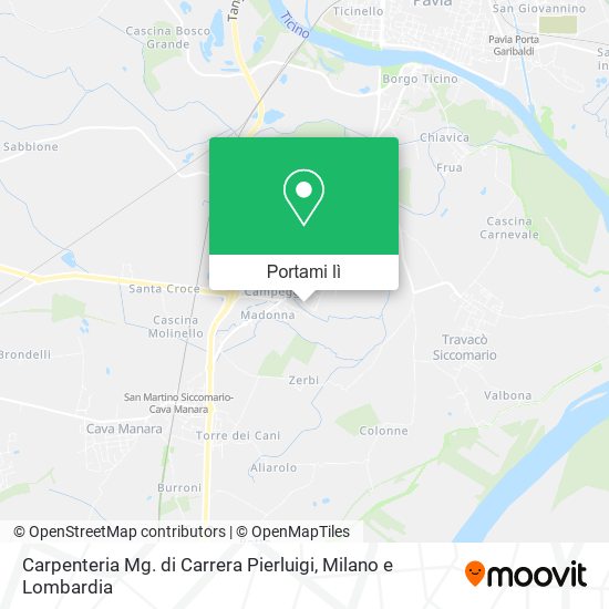 Mappa Carpenteria Mg. di Carrera Pierluigi