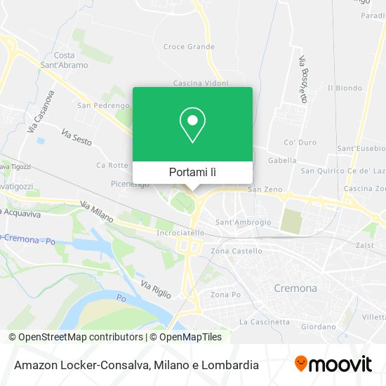 Mappa Amazon Locker-Consalva