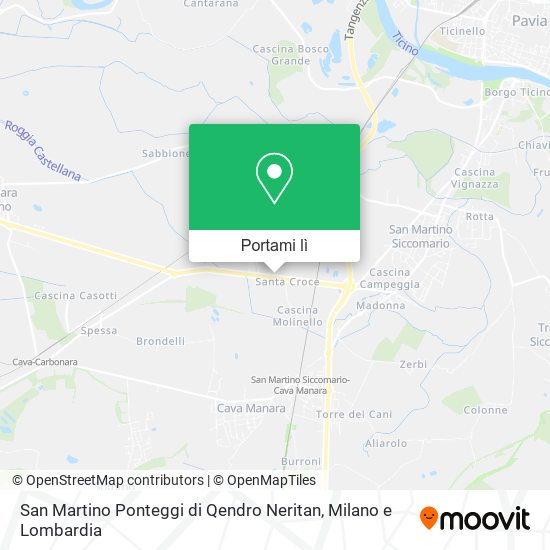 Mappa San Martino Ponteggi di Qendro Neritan