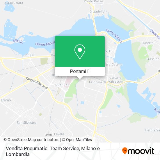 Mappa Vendita Pneumatici Team Service