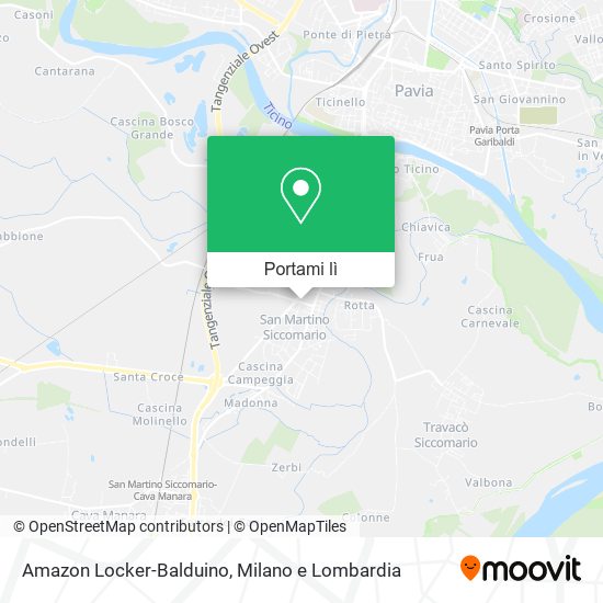 Mappa Amazon Locker-Balduino