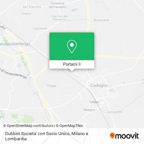 Mappa Dubbini Societa' con Socio Unico