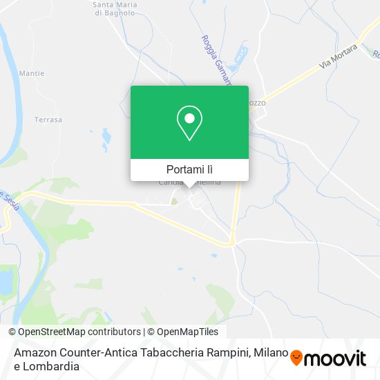Mappa Amazon Counter-Antica Tabaccheria Rampini