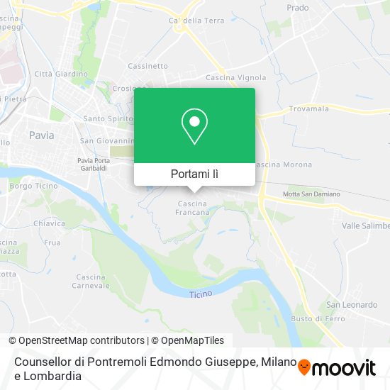 Mappa Counsellor di Pontremoli Edmondo Giuseppe