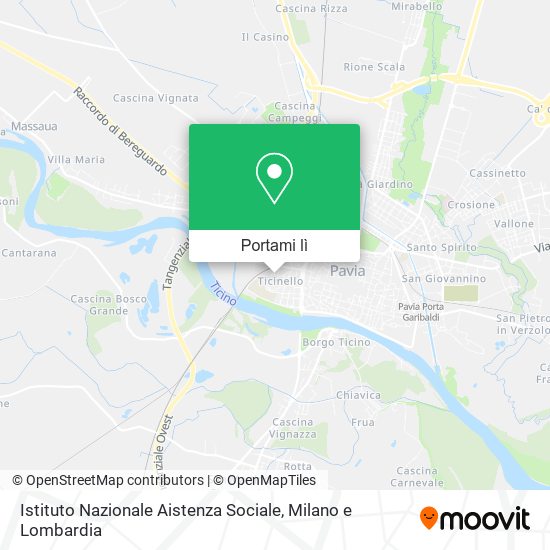 Mappa Istituto Nazionale Aistenza Sociale