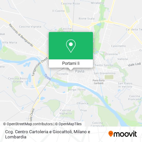 Mappa Ccg. Centro Cartoleria e Giocattoli