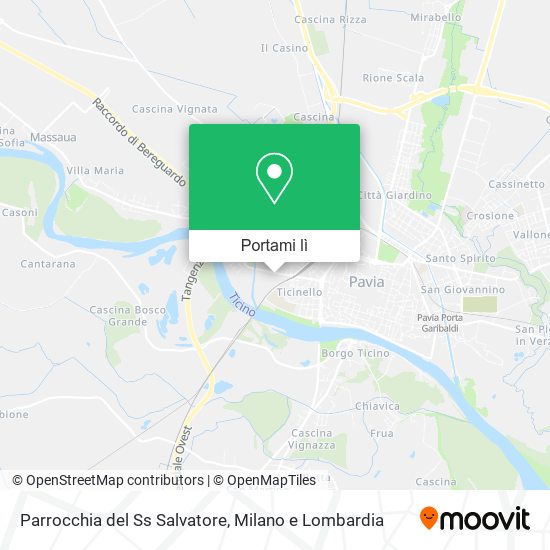 Mappa Parrocchia del Ss Salvatore