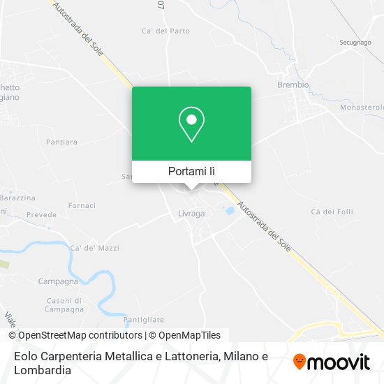 Mappa Eolo Carpenteria Metallica e Lattoneria