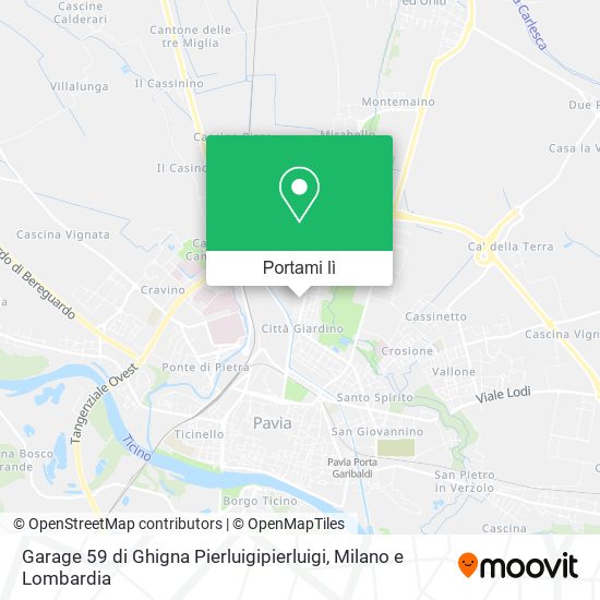 Mappa Garage 59 di Ghigna Pierluigipierluigi
