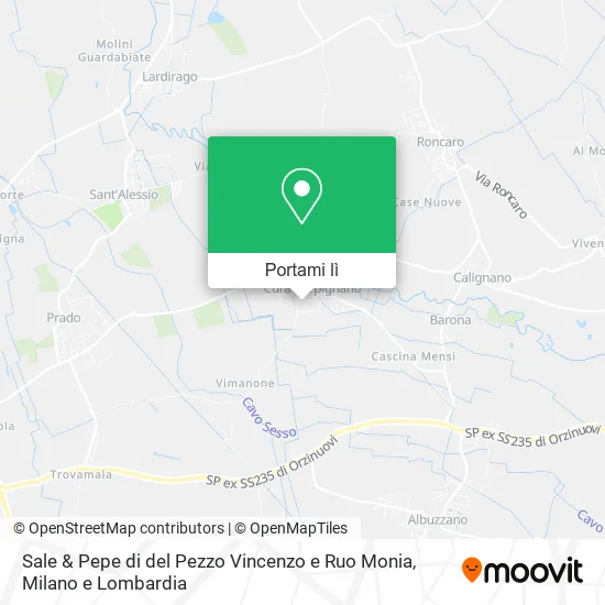 Mappa Sale & Pepe di del Pezzo Vincenzo e Ruo Monia