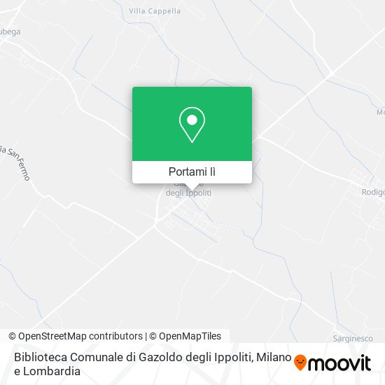 Mappa Biblioteca Comunale di Gazoldo degli Ippoliti