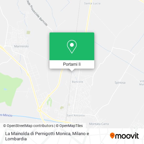 Mappa La Mainolda di Pernigotti Monica