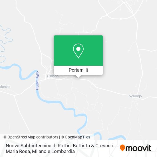 Mappa Nuova Sabbiotecnica di Rottini Battista & Cresceri Maria Rosa