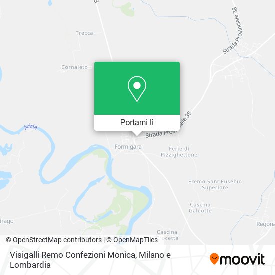 Mappa Visigalli Remo Confezioni Monica