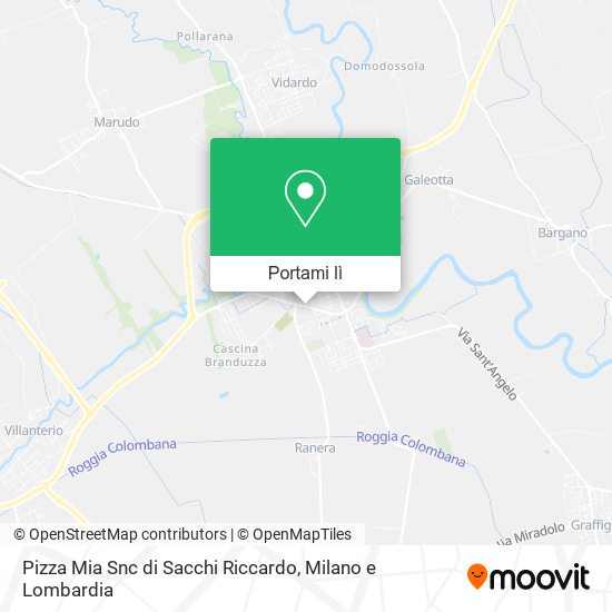 Mappa Pizza Mia Snc di Sacchi Riccardo