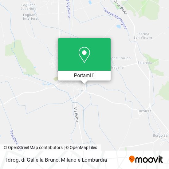 Mappa Idrog. di Gallella Bruno