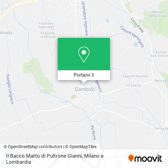 Mappa Il Bacco Matto di Pultrone Gianni