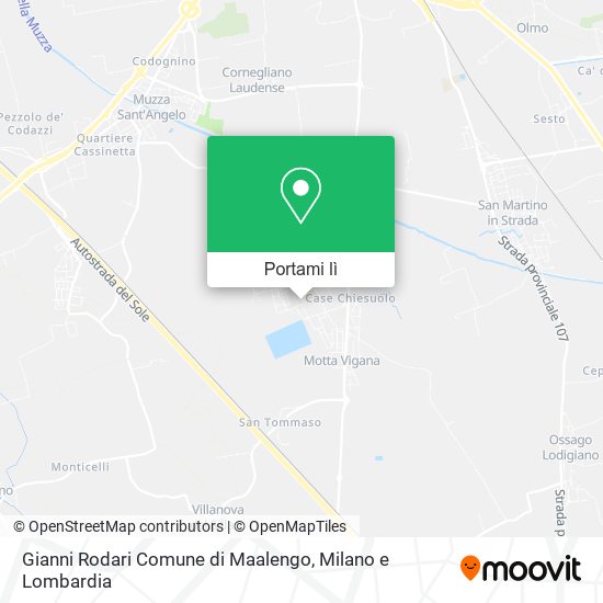 Mappa Gianni Rodari Comune di Maalengo