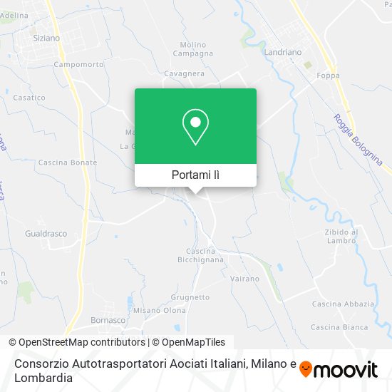 Mappa Consorzio Autotrasportatori Aociati Italiani