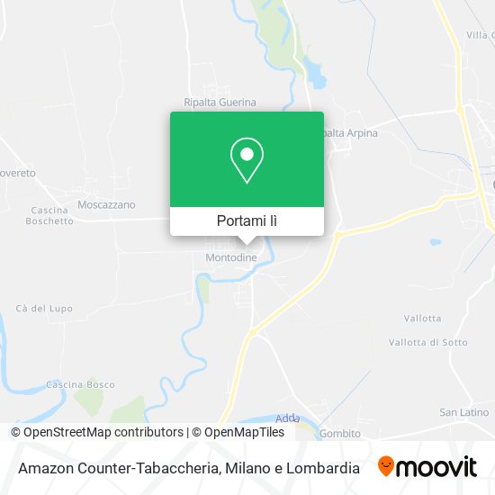 Mappa Amazon Counter-Tabaccheria