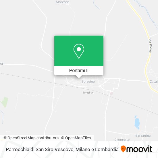 Mappa Parrocchia di San Siro Vescovo