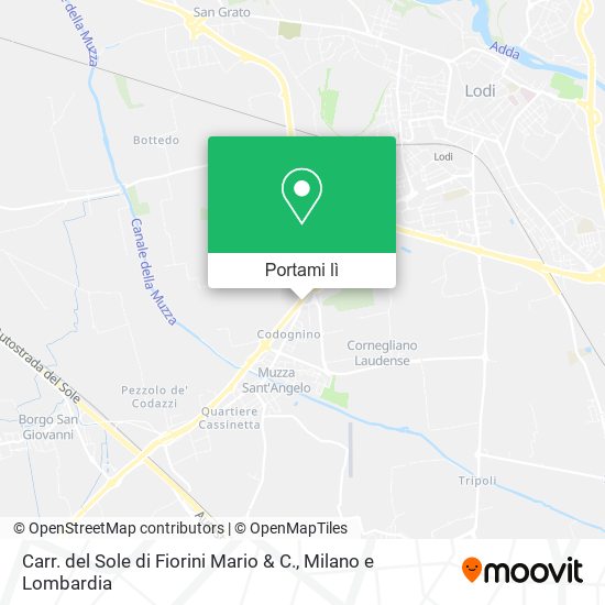 Mappa Carr. del Sole di Fiorini Mario & C.