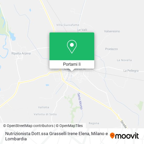 Mappa Nutrizionista Dott.ssa Grasselli Irene Elena