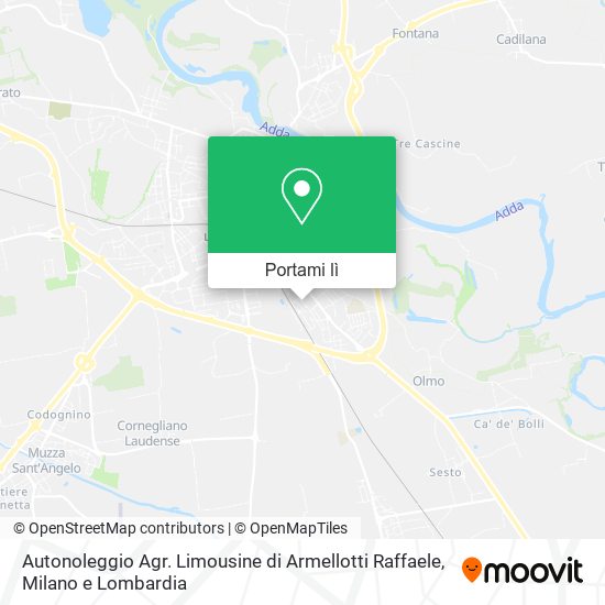 Mappa Autonoleggio Agr. Limousine di Armellotti Raffaele