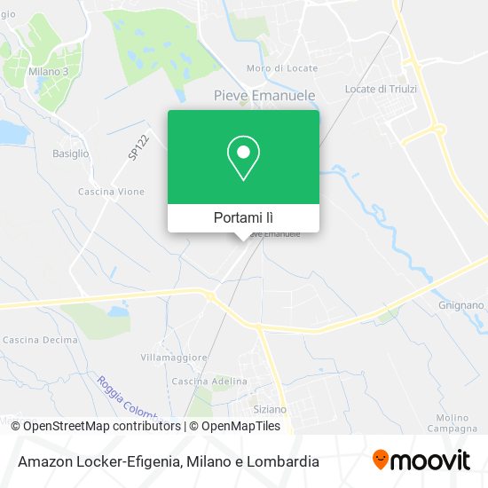 Mappa Amazon Locker-Efigenia