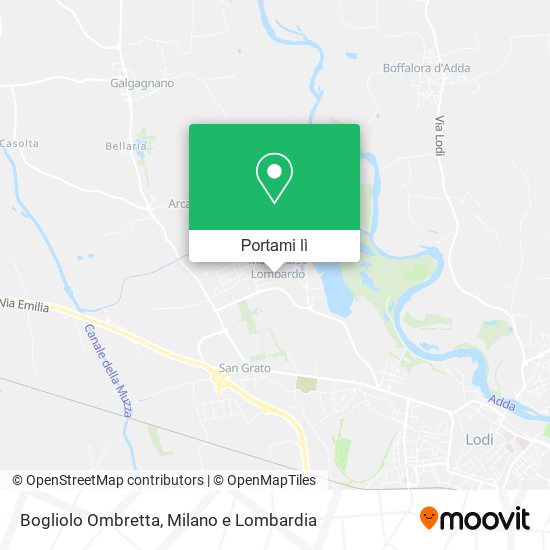 Mappa Bogliolo Ombretta