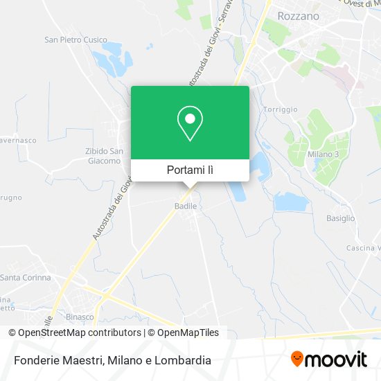 Mappa Fonderie Maestri