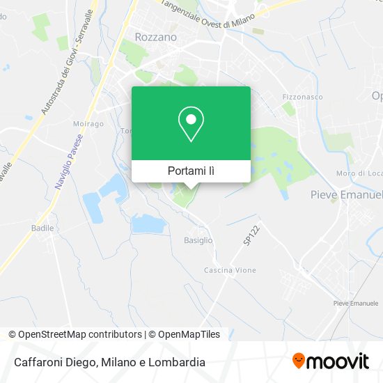 Mappa Caffaroni Diego