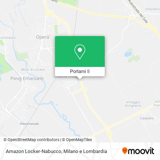 Mappa Amazon Locker-Nabucco