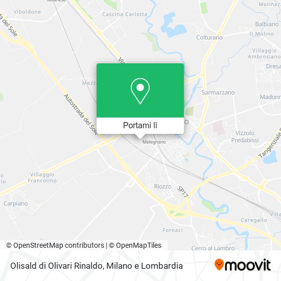 Mappa Olisald di Olivari Rinaldo