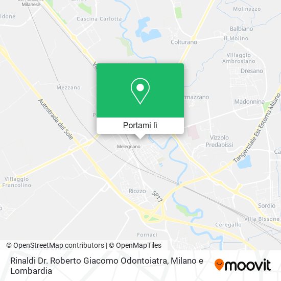 Mappa Rinaldi Dr. Roberto Giacomo Odontoiatra