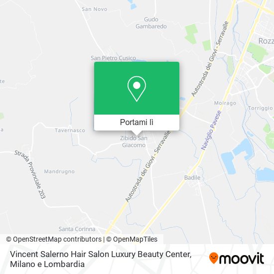 Mappa Vincent Salerno Hair Salon Luxury Beauty Center